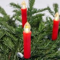 10-pak LED julelys inkl. fjernbetjening - Batteri, timerfunktion, trådløs, holder til juletræ