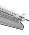 120cm 40W Gigant Pro LED armatur, gennemfortrådet - 150lm/W, IP66 vandtæt, IK10
