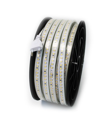 50m Ridebane 230V strip - IP67, 120 LED/m, 10W/m, 1000 lm/m