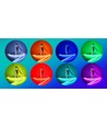 5m 24W/m RGB+WW COB-LED strip - 24V DC, IP20, 840 LED pr. meter, COB LED