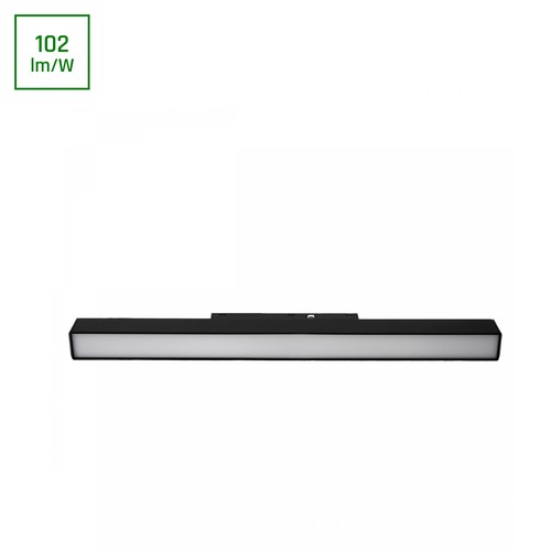 10W SYSTEM SHIFT BASIC LINE S skinnespot, 48V - 1020lm, 30cm, 2700K, IP20, til SHIFT skinnesystem