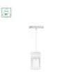 7W SYSTEM SHIFT BASIC HANGIT CRISTAL skinnespot, 48V - 2700K, 80°, IP20, 110cm wireophæng