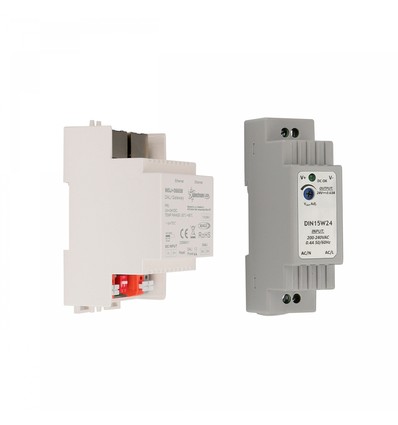 Trådløs Tuya - DALI Gateway - Spectrum, Strømforsyning 24V DIN