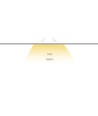 3W LED nødbelysning spot til loft - Hul: Ø7,5-12,5cm, 3 timers batteri, Sort