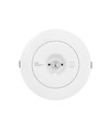 3W LED nødbelysning spot til loft - Hul: Ø7,5-12,5 cm, 3 timers batteri, hvid