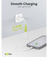 USB oplader 5W - Hvid, USB-A, perfekt til mobil og lamper