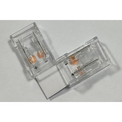 12V L samler til LED strips - Til COB LED strips (8mm bred), 12V / 24V