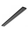40W RA90 Plank kontor armatur - Sort, 120cm, CCT, UGR16