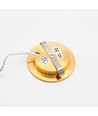 2,7W Ø6,8cm Reco68 møbelspot indbygning RA92 - 12V DC, Hul: Ø5,5 cm, Mål: Ø6,8 cm, Guld