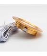 2,7W Ø6,8cm Reco68 møbelspot indbygning RA92 - 12V DC, Hul: Ø5,5 cm, Mål: Ø6,8 cm, Guld