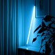 120cm Neon Tube LED, Lyseblå - Designer rør, inkl. ledning