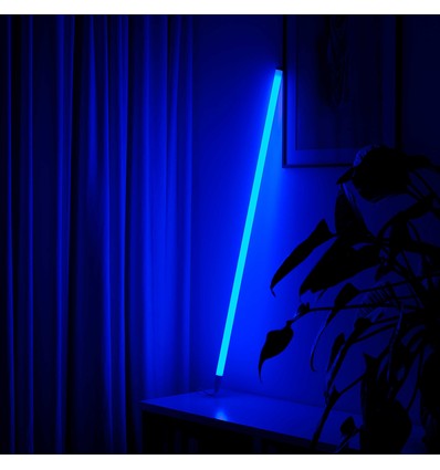 120cm Neon Tube LED Blå - Designer rør, Justerbar lysstyrke, inkl. ledning