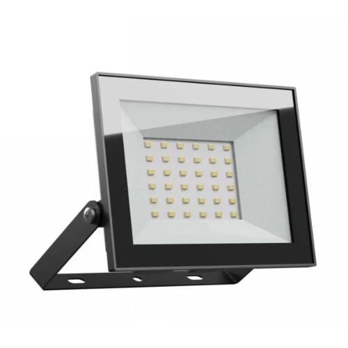 30W projektør - IP65, Sort