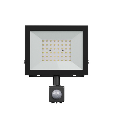 Noctis Lux lyskaster 50W - kold hvid, 230V, IP44, 176x221x53mm, sort, PIR sensor Noctis Lux lyskaster 50W - kold hvid, 230V, IP44, 176x221x53mm, sort, PIR sensor