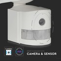 18W LED projektør - med WiFi Sensor Kamera, 6000K