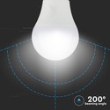 9W A60 LED Pære E27 - Plastik, 3-trins dæmpbar, 6400K