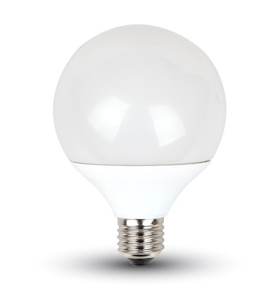 E27 10W LED G95 pære - 810lm, 6400K, kold hvid, erstatter 60W