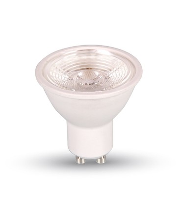 7W GU10 - LED plast spotlight, linse, 6000K, 38D, dæmpbar 7W GU10 - LED plast spotlight, linse, 6000K, 38D, dæmpbar