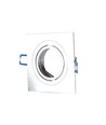 GU10/MR16 Firkantet downlight - Uden lyskilde, Hul: 7,5x7,5 cm, mål: 9,1x9,1cm