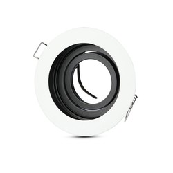Producenter EN: VT-781 GU10 FITTING ROUND WHITE