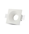GU10 downlight til gipsloft indspartling - Ekskl. lyskilde og fatning, 12x12cm, firkantet, undersænket