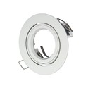 Downlight kit uden lyskilde - Hul: Ø8,5 cm, Mål: Ø9,5 cm, Hvid, vælg MR16 eller GU10 fatning