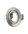 GU10 indbygningsspot rund - Satin nikkel, aluminium, Ø85 mm hul, IP20 indendørs