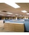 120x30 LED panel, 45W - 80lm/W, hvid kant, IP20 indendørs