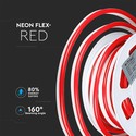 8W/m Neon Flex 24V - Rød, 10m/rulle