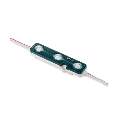 Blå LED modul, 0,72W, 12V - IP67 vandtæt, 5050 SMD chip, 66lm