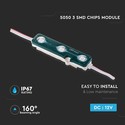 5050 Modul 0.72W - Chips, Blå, IP67.