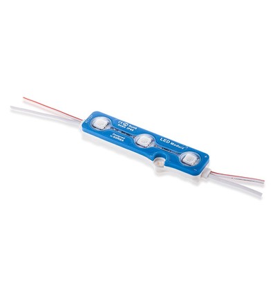 0,72W Grøn LED modul - 12V, IP67 vandtæt, 3 SMD chips