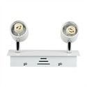 2xGU10 Skinne - Lampe, Hvid