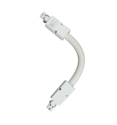 Fleksibelt samleled til 3-faset skinne - Hvid, IP20