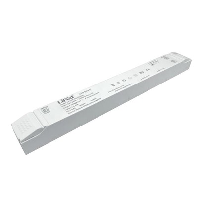 Lifud 75W / 24V DC dæmpbar strømforsyning - 3.125A, IP20, DALI interface + push dim, flicker free