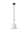 E27 Glaspendel-lampe - Hvid