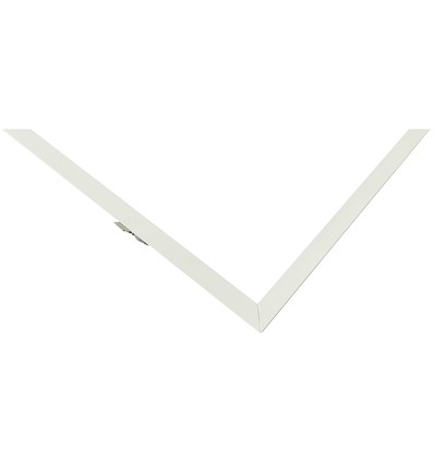 Indbygningsramme til 120x60 LED panel - Ny model, passer til Troldtekt uden tilpasning, hvid kant