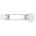 LEDlife rWave 150W dæmpbar strømforsyning - 24V DC, 6,25A, RF, push-dæmp, 4 kanaler