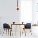 Højfrekvens porcelænsfatning E27 - brun
