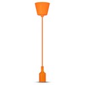 E27 Pærefatning - Silikone, Orange