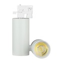 30W LED Skinnespot - 6400K, Hvid Hus