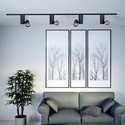 30W LED Skinnespot - 6400K, Sort Hus.