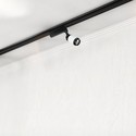 10W LED Skinnespot - 6000K, sort/hvid hus