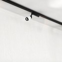 35W LED Skinnespot - 6000K, Sort/Hvid Hus