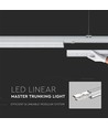 150cm 50W LED Linear Master Trunking - 160lm/W, 90° linse, dæmpbar, 4000K, modulært system