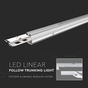 50W LED Lineær Følgesystem 4000K Dobbelt Asymmetrisk Linse (160lm/W)-Dæmpbar.