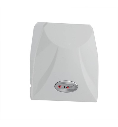 Endestykke - til lineært skinnelys, hvidt