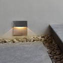 3W trinlys LED - 4000K, sort hus