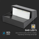 3W trinlys LED - 4000K, sort hus