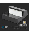 3W LED spot til trapper - IP65, sort, 4000K, 210lm, påbygning